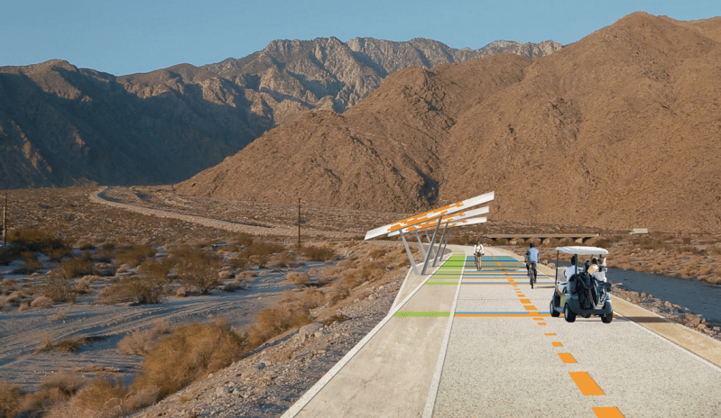 The CV Link multi-use path will not be recommended for ATP funding. Image: CV Link