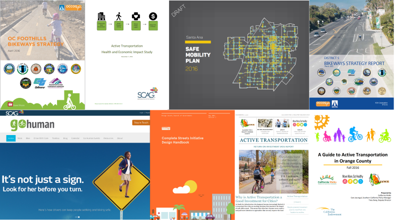 There are numerous planning documents that can assist Orange County cities' staff and decision makers in implementing more progressive transportation projects, yet many of these plans end up unused. Image by Kristopher Fortin.