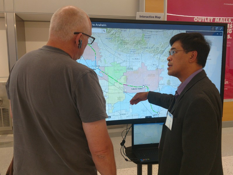 Residents got an update on the Los Angeles to Anaheim connection of the High Speed Rail.