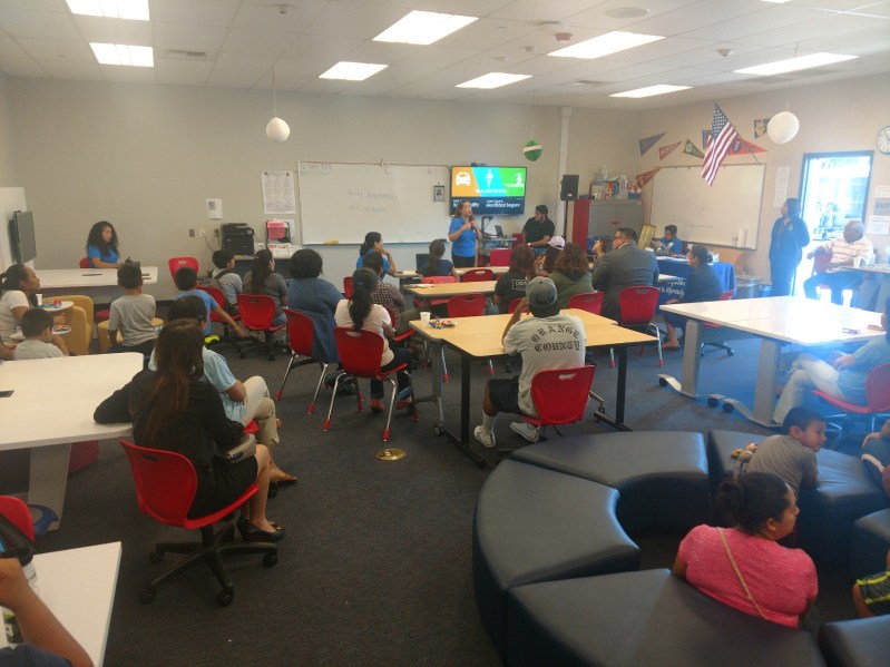 More than forty participants attended the kick off for Latino Health Access safe mobility campaign. Photos by Kristopher Fortin.