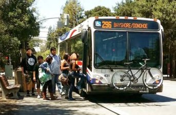 37 percent of SamTrans passengers are ages 24 and under, a key demographic among whom the bus agency hopes to boost ridership. Photo: SamTrans