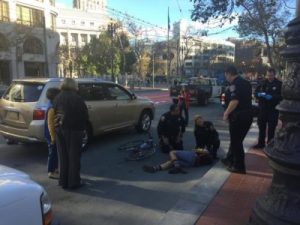 Another crash on Market Street. Photo: John Rogers