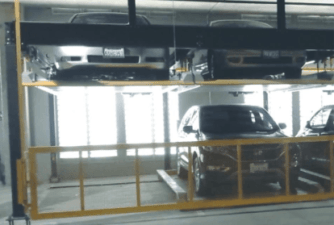 BART is considering adding an Automated Parking System to its existing Dublin parking garage. Image from BART staff report