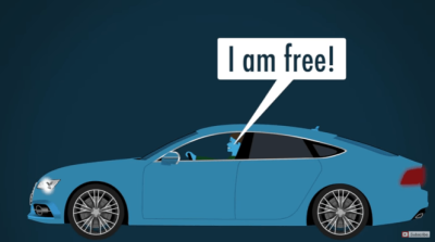 Hey, whatever you've gotta tell yourself to get through the day. Via PragerU/YouTube