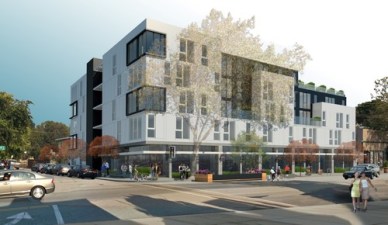 4700 Telegraph, in Oakland, awarded for going above and beyond basic GreenTRIP certification requirements. Image: RAD Urban