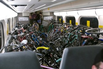 Despite promises, it looks as if Caltrain plans to decrease space for bikes on its future electric trains.