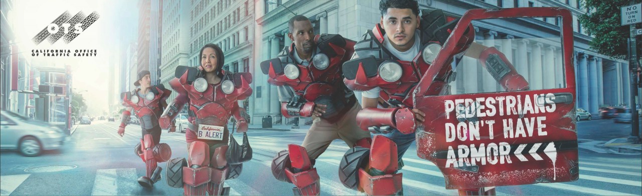 You might think that OTS would make pedestrians safer during California Safety Month. You'd be wrong. Image via OTS website