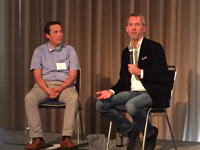 René Rivera and Jeff Tumlin discuss what it takes to achieve justice in municipal transportation. Photo: Dan Allison