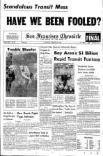 This story from 1966 about BART looks strangely familiar. Image: SFChron