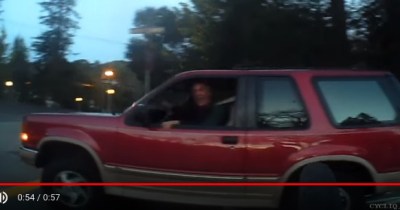 Matthew Marshall Engle, a Ross motorist who was caught on video threatening to kill a cyclist and driving recklessly, is let off without any penalty by a Marin judge. Image: Jan Weissenberger