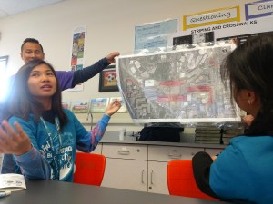 High school students present their ideas for how they would connect Harbor Boulevard with Disneyland Drive. More than 125 girls particpated in this year's Girls' Engineering Day in Orange County. All photos by Kristopher Fortin/Streetsblog CA