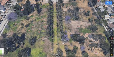 The eastern section of South Park will undergo a major renovation beginning this month. (Google maps)