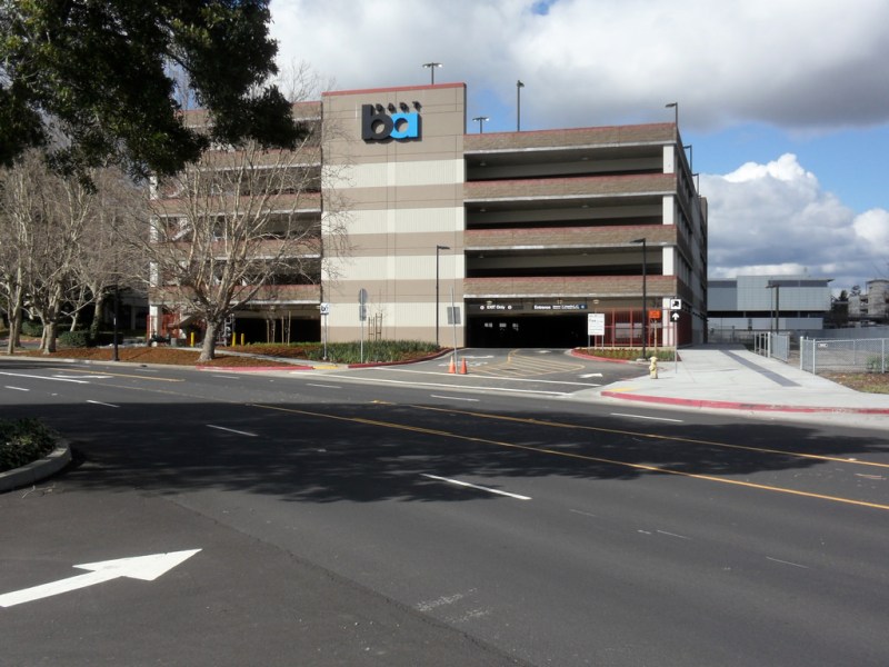 Already existing parking garage for West Dublin/Pleasanton BART. Photo: Eric Fischer