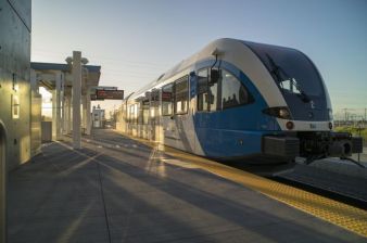 An eBART trainset. Photo: BART