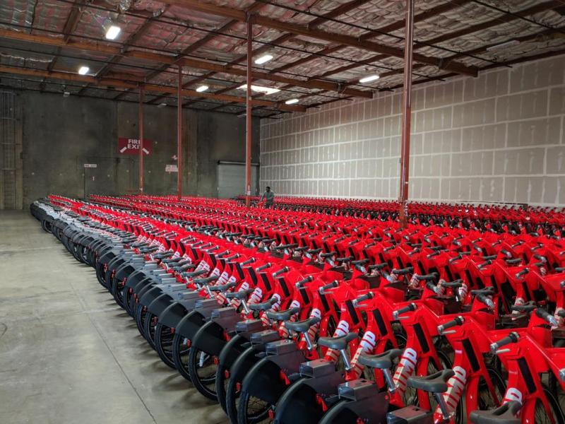 Jump's North American distribution warehouse in Sacramento. Image from Jump, by Ryan Rzepecki