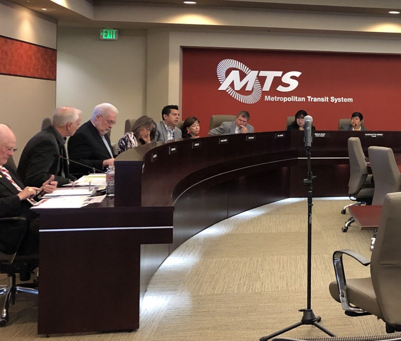 The MTS Board considers a new joint development program at today's meeting. Photo courtesy CirculateSD
