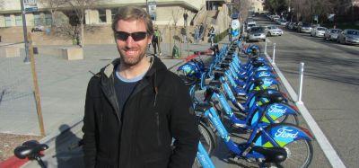 Marco te Brömmelstroet, The Cycling Professor, in Berkeley. Photo by Bentham Paulos