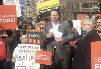 Chris Widelo, associate director of AARP New York City, says the senior lobbying group supports congestion pricing, even though opponents of congestion pricing often cite seniors as their reason for opposing tolls. Photo: Ben Verde