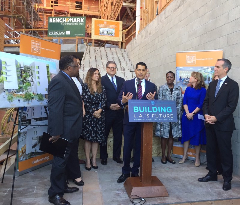 AB1197 Celebration this morning - photo by Joe Linton/Streetsblog L.A.