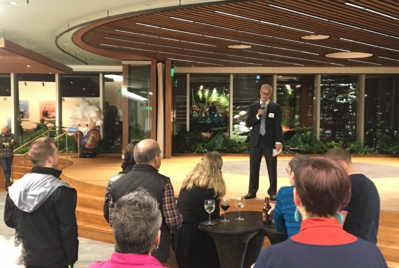 California Bicycle Coalition Executive Director Dave Snyder celebrates the organization's 25th anniversary. Photos by Alfonso Alvarez