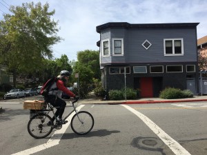 It's still okay to bike for transportation and exercise, but keep your distance. Photo by Melanie Curry/Streetsblog