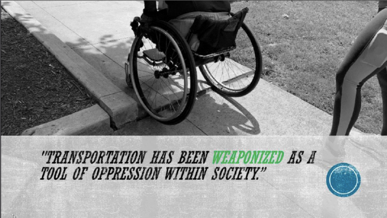 All photos are screenshots from Charles T. Brown's presentation on Equity in Transportation