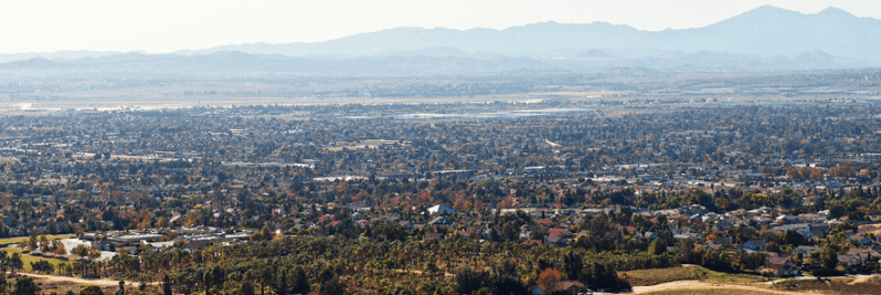 City of Moreno Valley, in the Inland Empire. Image from Moreno Valley Chamber of Commerce