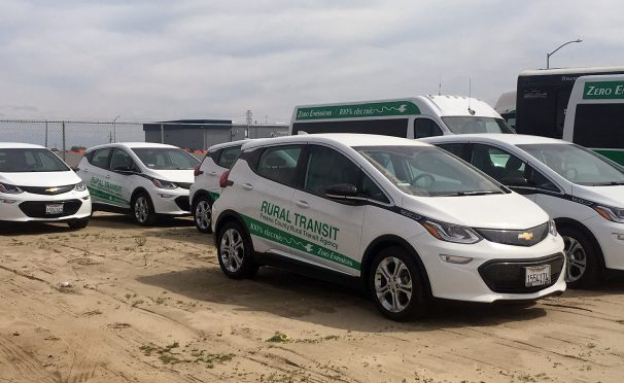 Fresno County's REV-UP program will use these electric vehicles to provide zero emission rides to rural residents.