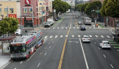 Overhead shot of Potrero and 16th