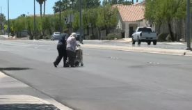 Sometimes people have few choices about safely crossing streets
