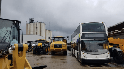 double decker buses