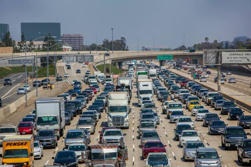 405 Freeway in Orange County - photo via Caltrans