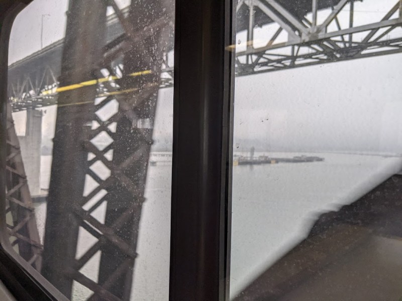 The Benicia-Martinez Bridge, as seen from Amtrak. Photo: Streetsblog/Rudick