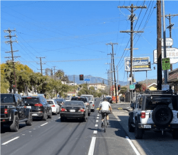A Safe Systems approach would rely more on road design and less on traffic attorneys like Sweet James. Photo by Joe Linton