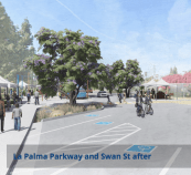 Visualization of Anaheim's La Palma Parkway transformation. Image: City of Anaheim