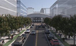 Future Fresno HSR Station rendering. Image courtesy CAHSRA