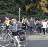Bicyclists gather at Sacramento's Ride of Silence in May 2014. Photo: Melanie Curry/Streetsblog