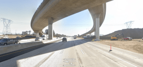 The 1-10 in San Bernardino where it intersects with I-15. Image: Google Street View