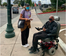 Photo: Oakland's Universal Basic Mobility Program launch, via City of Oakland